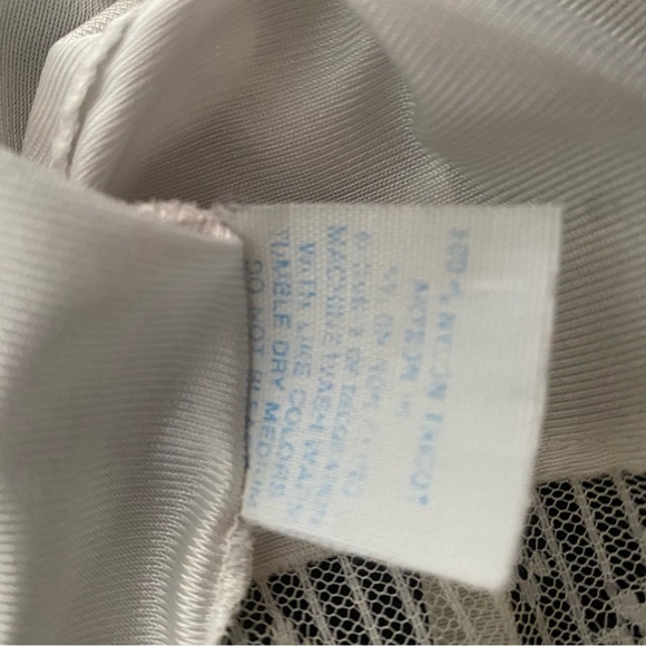 Vintage White Lace Trim Chemise Slip Dress | White Lace Accents - Picture 7 of 9